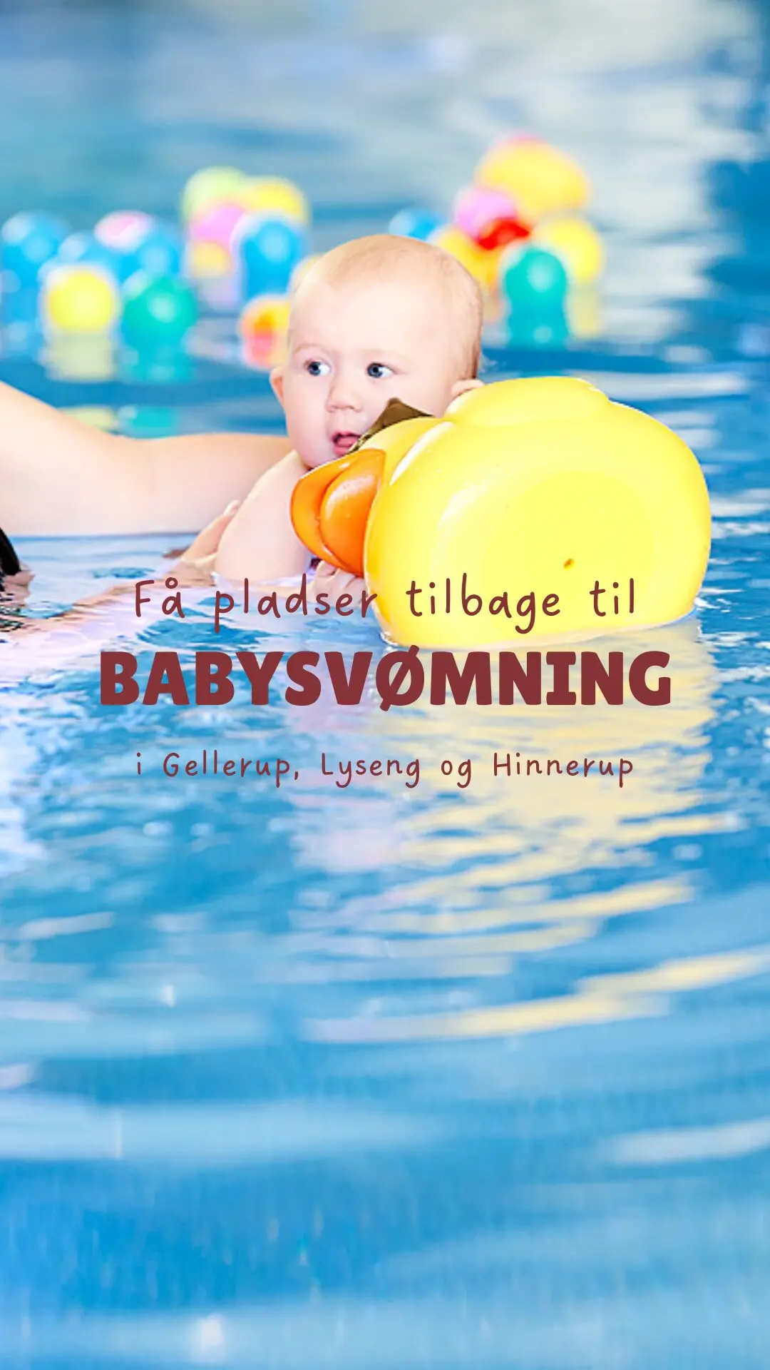 babysvømning i Gellerup, Lyseng og Hinnerup.