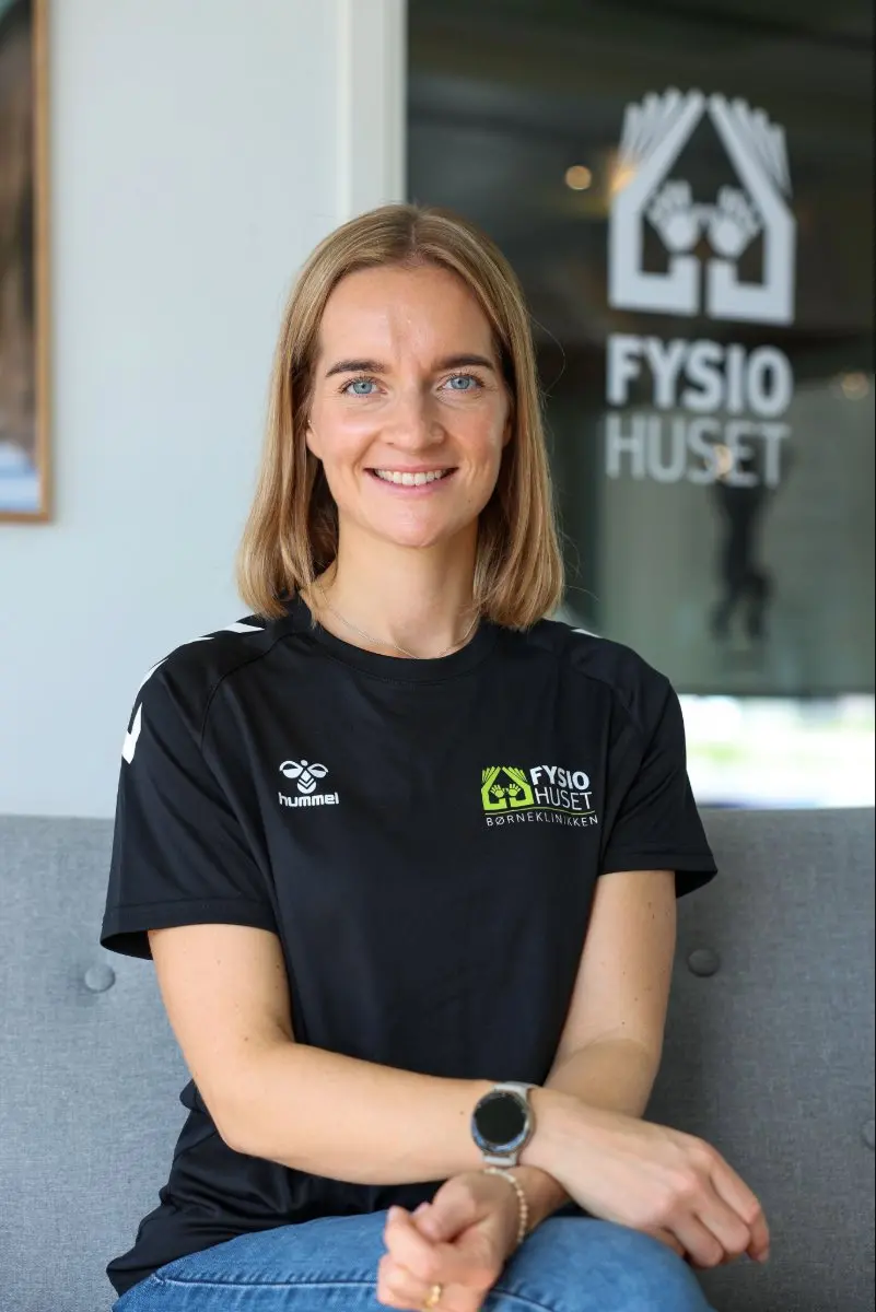Cecilie er børnefysioterapeut hos Børneklinikken FysioHuset i Aarhus.